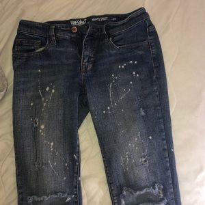 Paint Splatter Rip Jeans